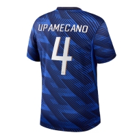 Camiseta Francia Dayot Upamecano #4 Primera Equipación Replica Mundial 2026 mangas cortas